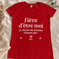 Inspirational t-shirt "proud to be me"